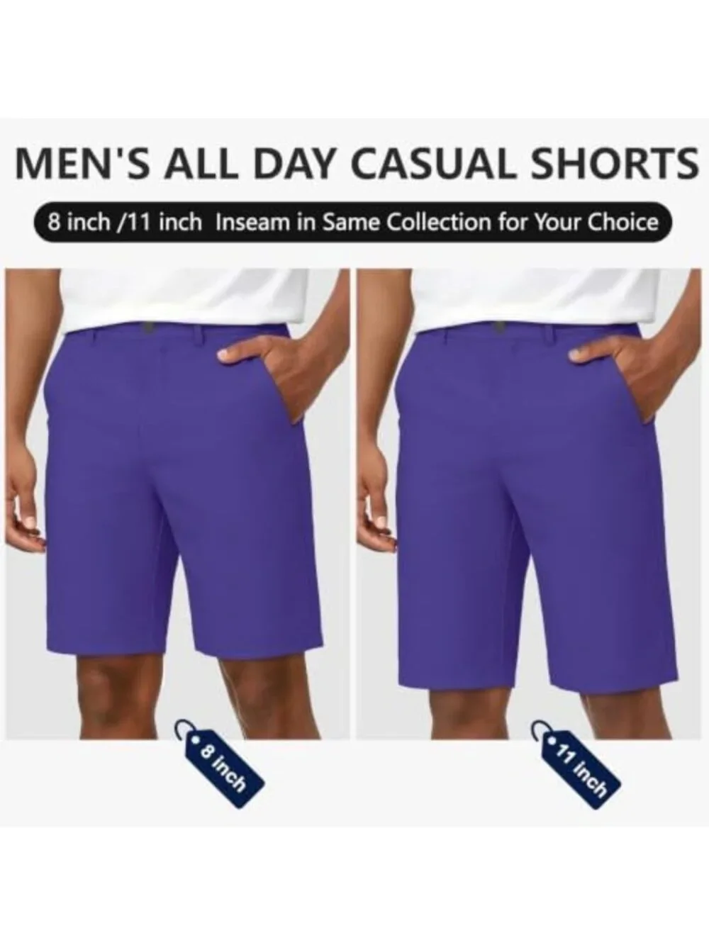 Men's Stretch Golf Dress Shorts 8